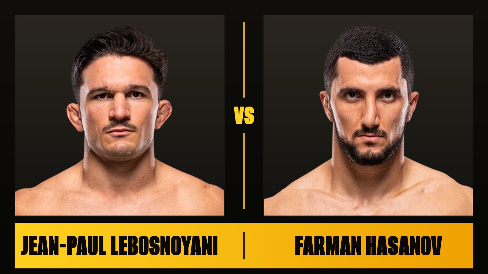 UFC Fight Night expert picks: Jean-Paul Lebosnoyani vs. Farman Hasanov